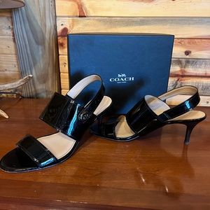 Coach Black Heels